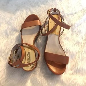 Michael Kors Brown Wedges
